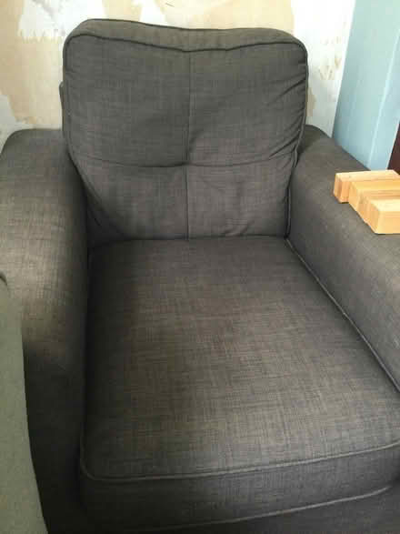 Photo of free Comfy grey armchair (Leigh-on-Sea SS9) #3