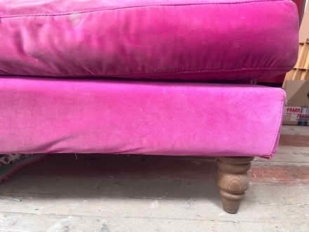 Photo of free Sofa.com 4 seater pink velvet sofa (Chiswick W4) #3