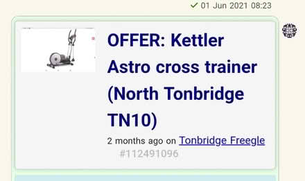 Photo of free Cross Trainer (North Tonbridge TN10) #1