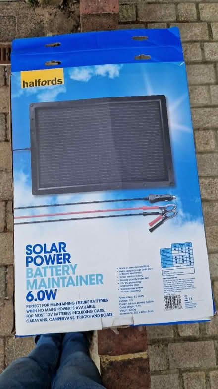Photo of free Solar power car battery maintainer (TW1 Strawberry Hill) #1
