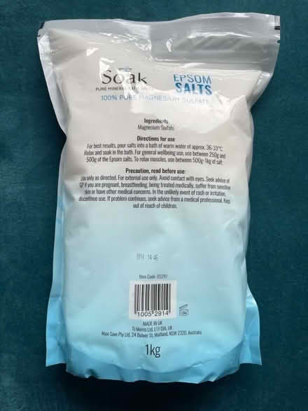 Photo of free Epsom Salts (New Brighton CH45) #2