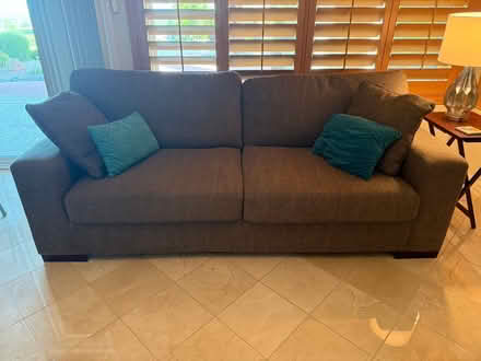 Photo of free Couch and Love Seat (Lake Mead and Thomas W Ryan) #3
