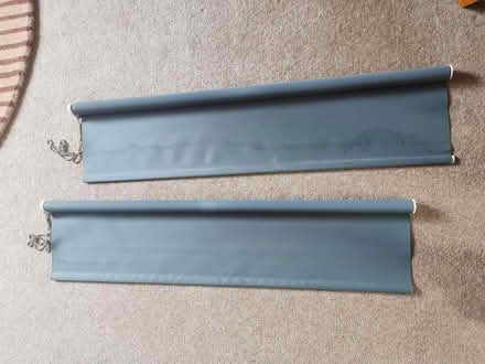 Photo of free Two cut to size blue blinds (OX4 - Iffley / Cowley) #1