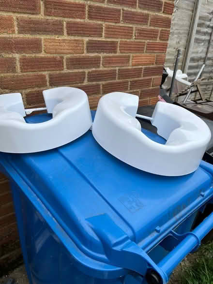 Photo of free 2 raised toilet seats (Ipswich IP2) #1