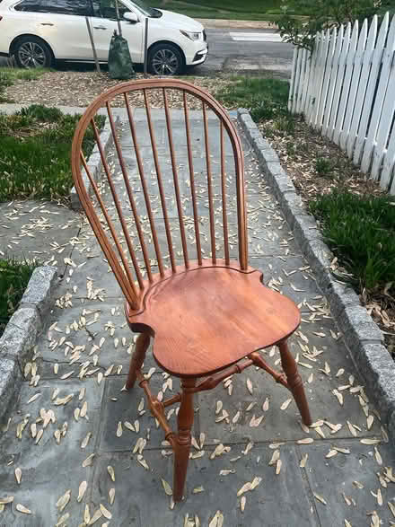 Photo of free 4 wooden chairs (Chevy Chase DC) #1