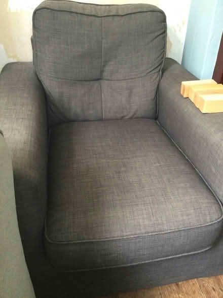Photo of free Comfy grey armchair (Leigh-on-Sea SS9) #2