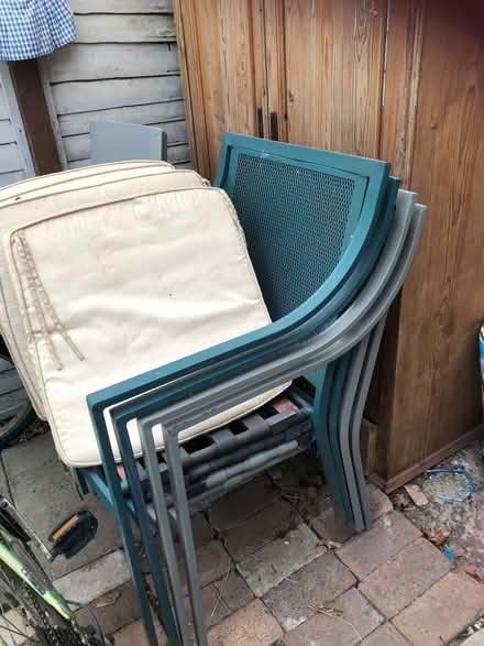 Photo of free Metal garden table and chairs (Sprowston NR7) #2