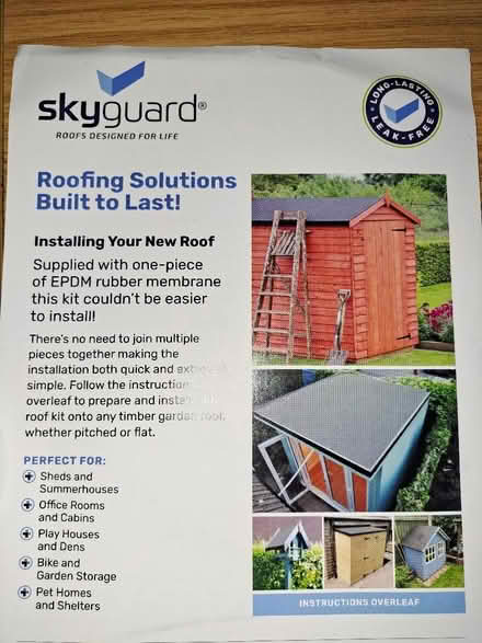 Photo of free Offcut of EPDM rubber membrane (Stanstead Abbotts SG12) #2