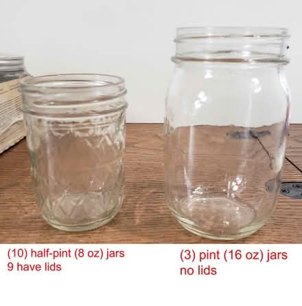 Photo of free Caning jars - half pint and pint (Walnut Creek) #2