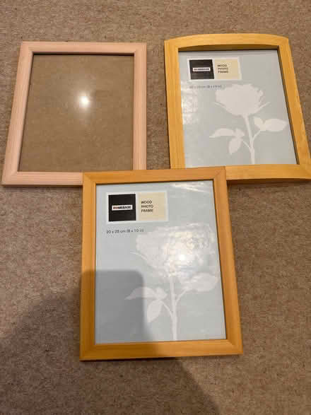 Photo of free 3 wooden picture frames (Madley Park OX28) #1