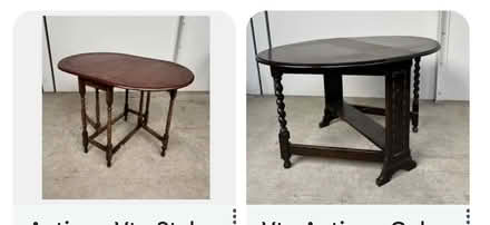 Photo of Drop leaf dining table. (Shawbirch TF1) #2