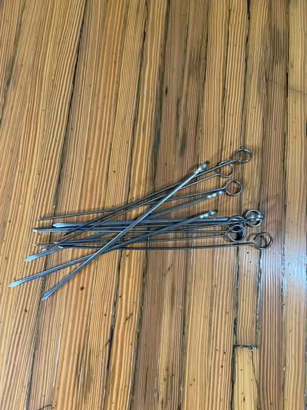 Photo of free 9” BBQ Skewers (12) (Inwood) #1