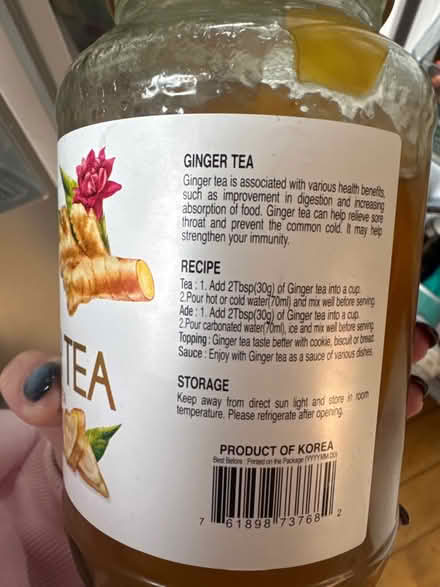 Photo of free korean ginger tea (se9 3hz) #2