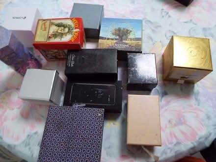 Photo of free 12 small cardboard boxes for crafts - to paint, decoupage (Bingham NG13) #1