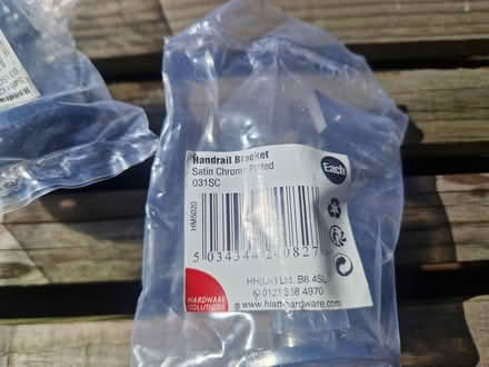 Photo of free Set of 6 handrail brackets (S11 Greystones) #2