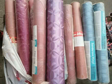 Photo of free Vintage Sanderson vinyl wallpaper (Cowley OX4) #1
