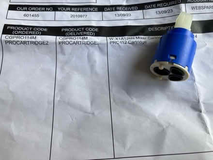 Photo of free Tap cartridge (Islington EC1) #1