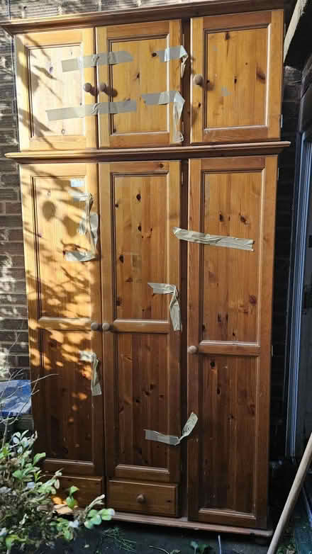 Photo of free Pine wardrobe. (Handsworth B21) #3