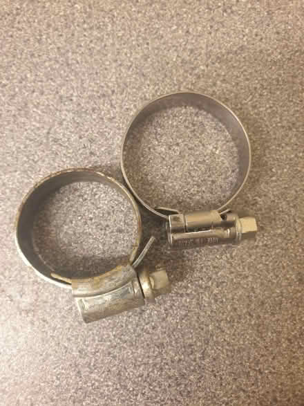 Photo of free 2x Hose clamps (Silver st, N18) #1