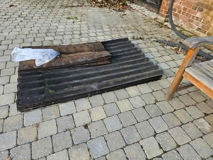 Photo of free Pre used Onduline roofing sheets (Rainham, Kent, ME8 8QF) #1