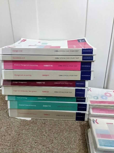 Photo of free CIMA books and revision cards (Eltham SE12) #1
