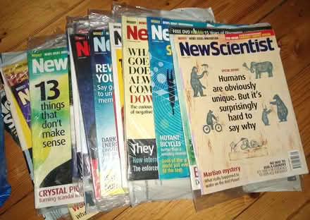 Photo of free NewScientist magazines (Combe Down) #1