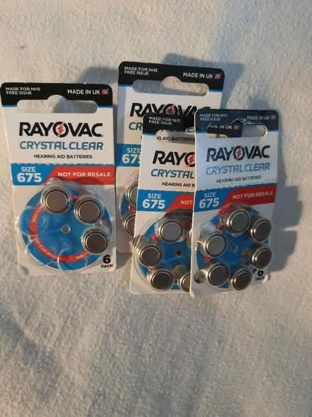 Photo of free Size 675 Hearing Aid Batteries (Box GL6) #1