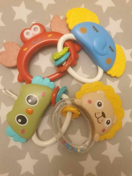Photo of free 4x baby rattles (Silver st, N18) #1