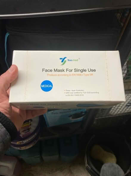 Photo of free Disposable face masks (Great Horkesley CO6) #1
