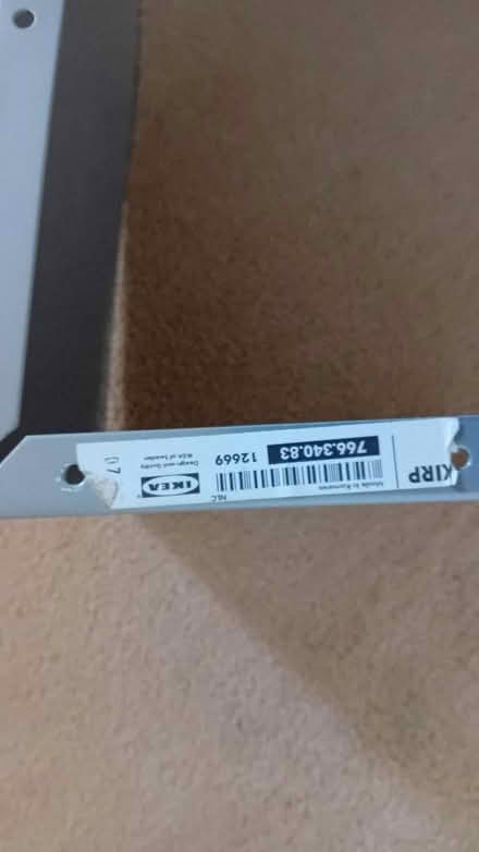 Photo of free Ikea tick silver metal shelf (Benhall GL51) #2