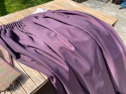 Photo of free Pair of curtains with tartan pelmet (Flenders G76) #1