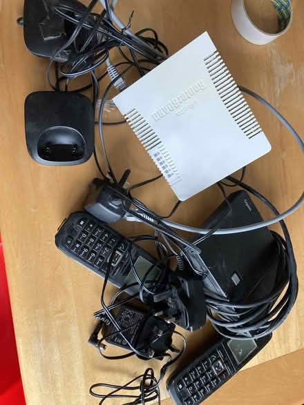 Photo of free Gigaset telephone handsets and Mikrolink routerboard (Stainton CA11) #1