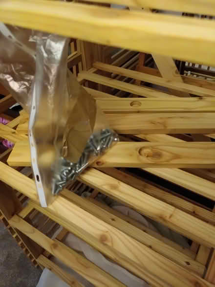 Photo of free Disassembled 2 x canvas wardrobes (Sutton Courtenay OX14) #2