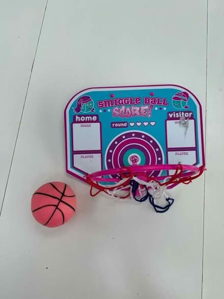 Photo of free Smiggle basketball indoor toy ring with ball (Odd Down) #1