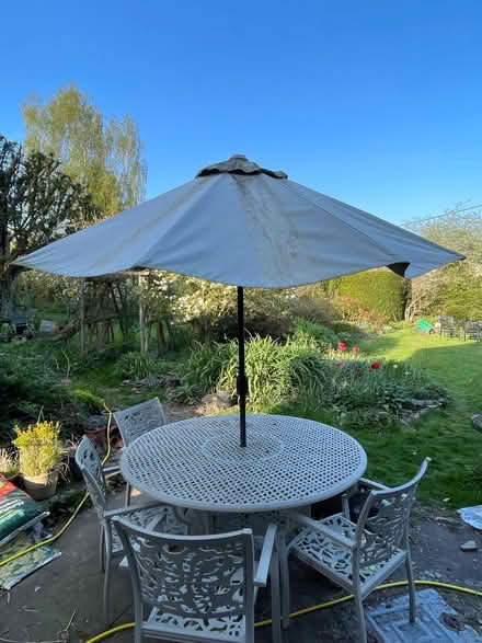 Photo of free Large garden parasol (Wigmore HR6) #2