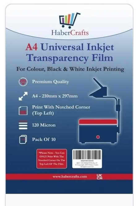 Photo of Inkjet overhead projector sheets (Aldrington BN3) #1