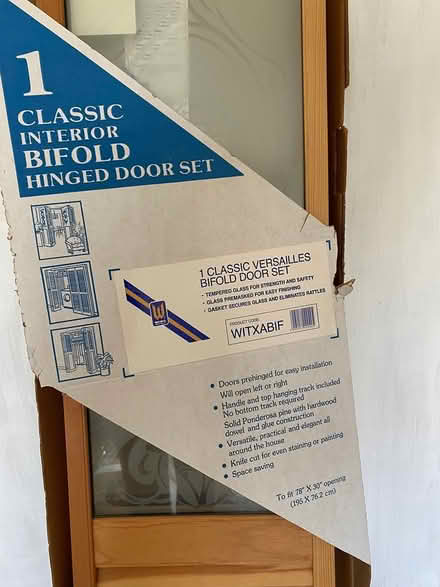 Photo of free Interior bifold hinged door set (Rathfarnham) #2