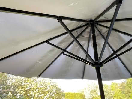 Photo of free Large garden parasol (Wigmore HR6) #3