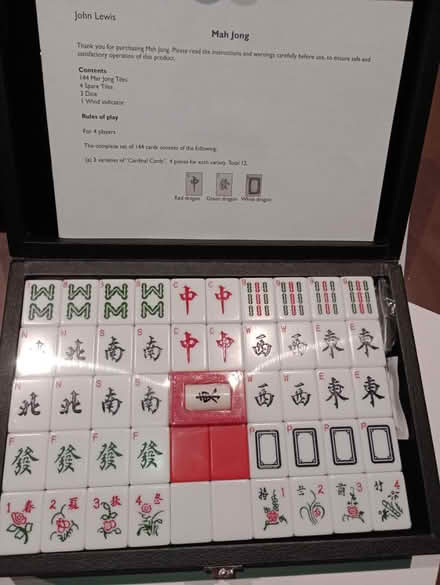 Photo of free John Lewis mahjong set (Nailsea BS48) #1