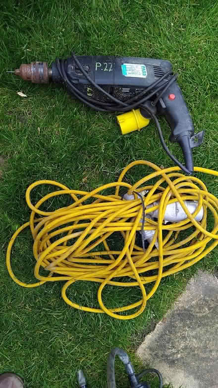 Photo of free Electric drill and cable (Sheriff Hill Gateshead) #1
