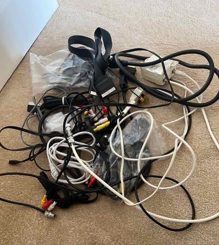 Photo of free Various TV and telephone cables (Knowle B93) #1