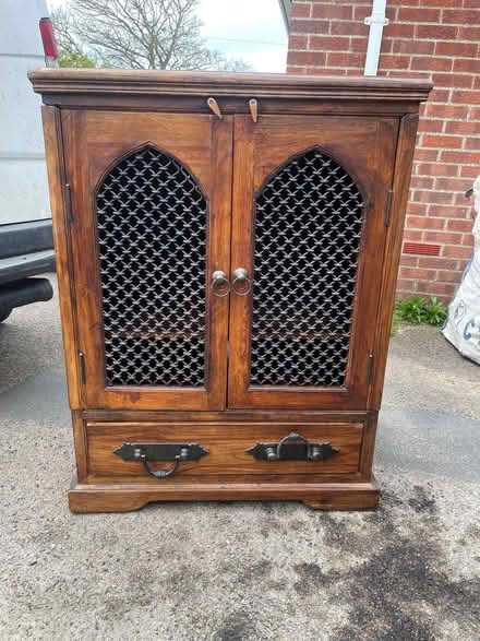 Photo of free Sheesham Jalli TV Cupboard (Sheringham NR26) #1