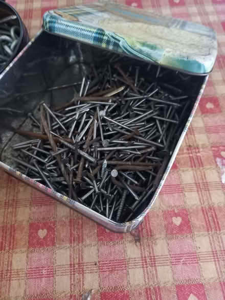 Photo of free Three tins of nails & fence staples (Franche DY11) #3