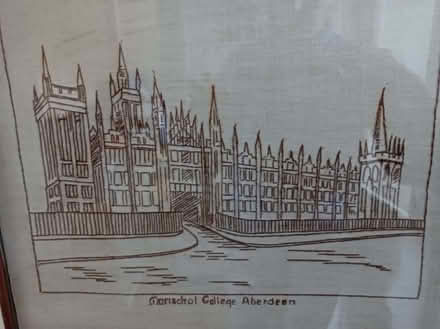 Photo of free 2 framed embroideries of Aberdeen buildings (AB25) #2