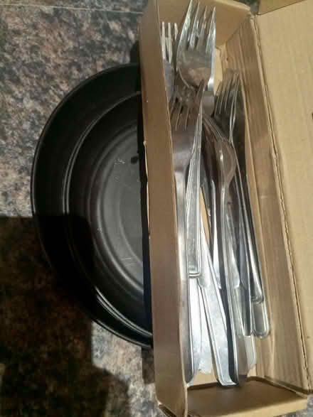Photo of free Plates and spoons (Coseley) #1