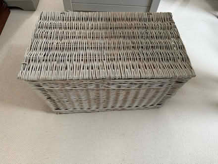 Photo of free Grey wicker basket (Yapton BN18) #1