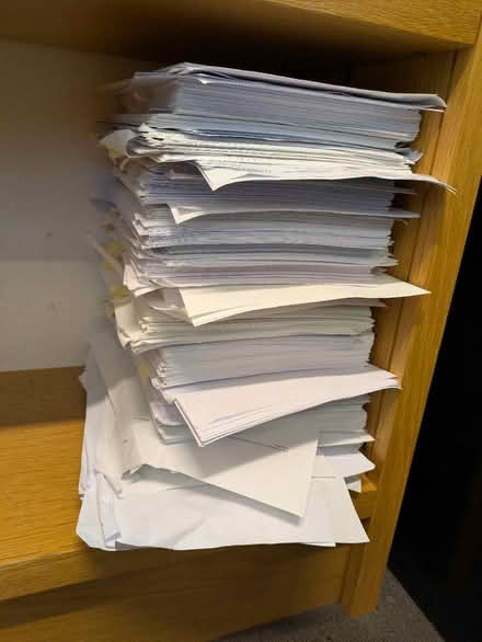 Photo of free A4 paper - printed on one side (Camden NW1) #1