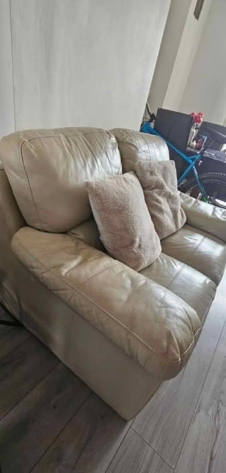 Photo of free Cream Sofa (Hunts Cross L26) #2