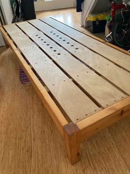 Photo of free Solid pine single bed frame (Bear Flat) #1