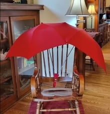 Photo of free Double umbrella (North side of Elmhurst) #1